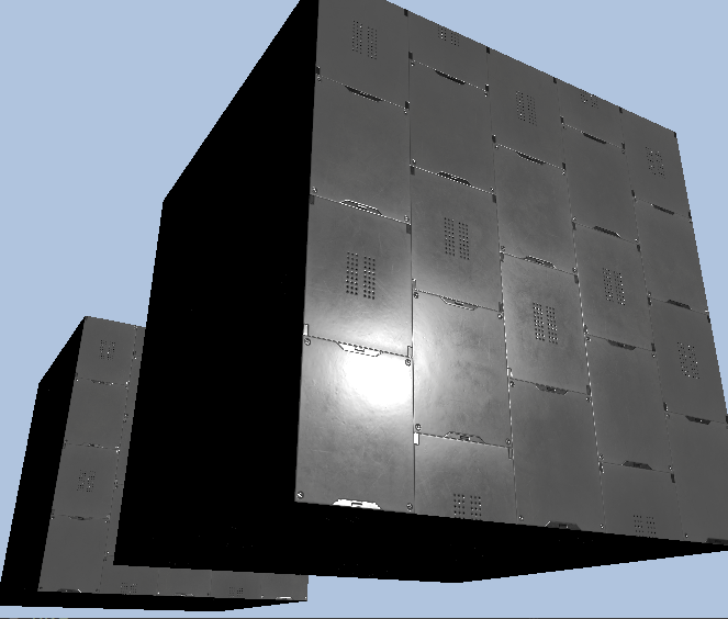 Specular highlights on two cubes